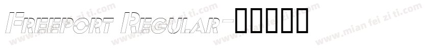Freeport Regular字体转换